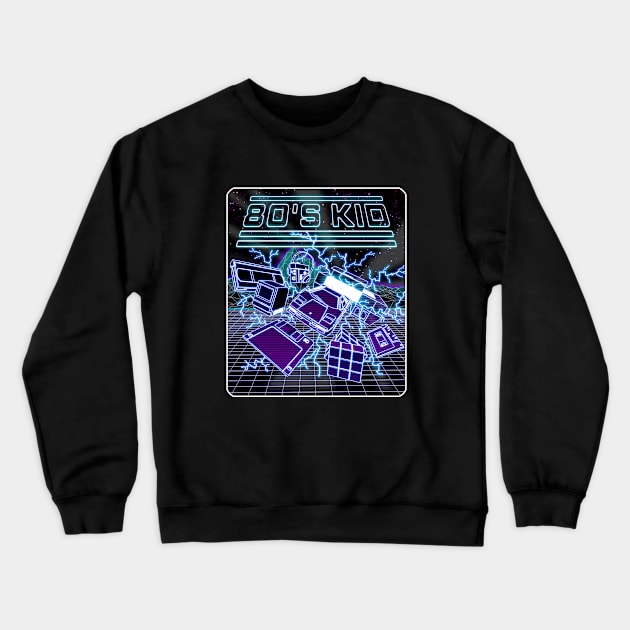 80s Kid Crewneck Sweatshirt by CCDesign